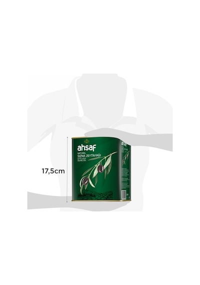 Ahsaf Natürel Sızma Zeytinyağı 2 x 2 L