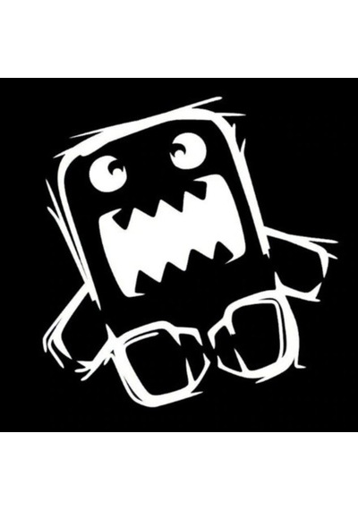 Domo Kun Japon Drift Komik Araba Sticker Vinil Çıkartmaları