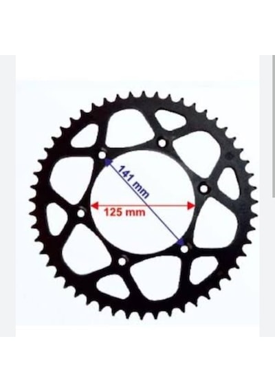 Ktm Arka Dişli Çelik 52t