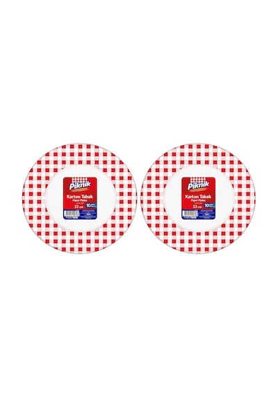 Piknik Kullan-at Karton Tabak 21 Cm Büyük 10'lu 1495 2li Paket Diğer