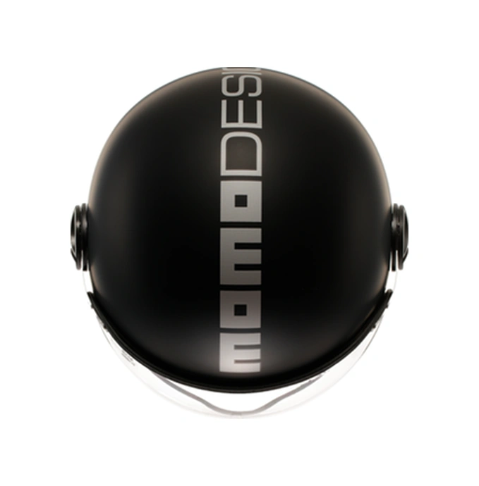 MomoDesign FGTR Evo Momodesıgn Mono Açık Kask Mat Gümüş Siyah