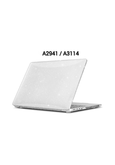 Apple  Uyumlu MacBook Air 15 Inç M2-m3 Çip 2023/2024 A2941 A3114 Şeffaf Kılıf Koruyucu Kapak Parlak