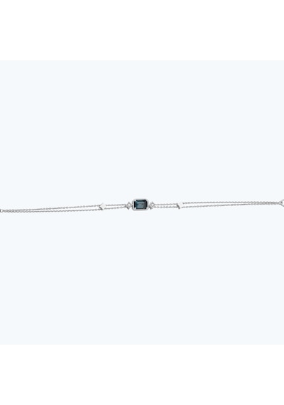 Altınbaş Pırlanta Topaz Taş Baget Bileklik Klb193l-14k