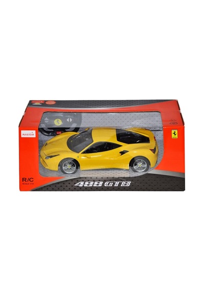 75600 1:14 Ferrari 488 Gtb Uzaktan Kumandalı Işıklı Araba Çok Renkli