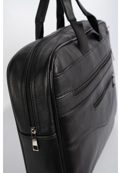 Westbag Hakiki Deri Siyah Laptop Evrak Çantası Ayarlanabilir Omuz Askılı