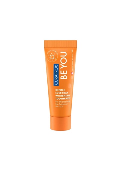 Curaprox Be You Şeftali & Kayısı Diş Macunu 10 Ml - Turuncu Beyazlatma