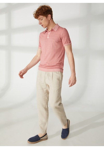 At.p.co Polo Yaka Slim Fit Pembe Erkek Kazak A26433tf-
