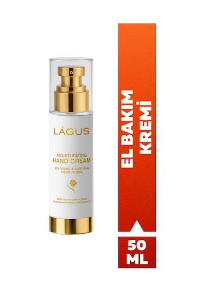 Lágus Besleyici Hızlı Emilim Ultra Hafif Yağsız Doku El Bakım Kremi 50 ML