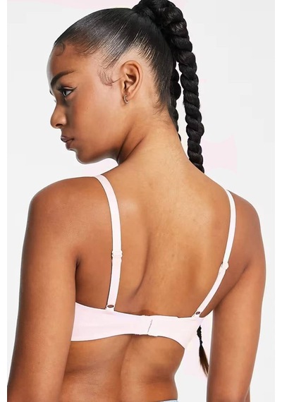 Nike Training Dri Fit Alate Minimalist Light Support Padded Bra Light Pink Kadın Lazer Kesim Bra Açık Pembe Açık Pembe