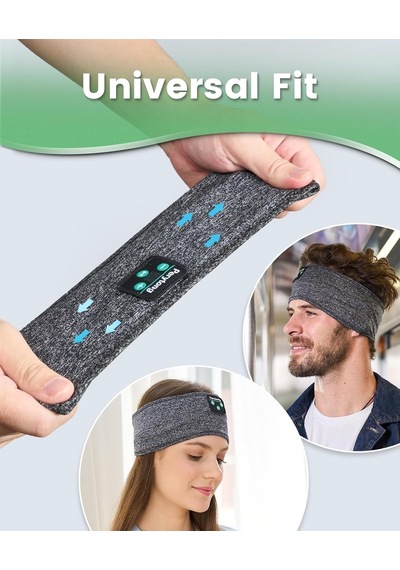 Tr Uyku Kulaklığı, Kafa Bandı, Yan Yatanlar İçin Bluetooth Uyku Kulaklığı, Uyku İçin Kulaklık, Rahat Kafa Band