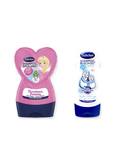 Bübchen Çocuk Banyo Eğlencesi Hediye Seti 2 Parça: Prenses Roselea + Soft Darling - Pembe