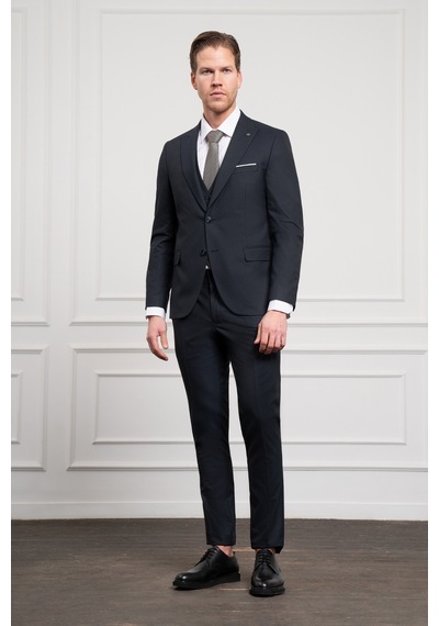 Morven Erkek Lacivert Trend Yelekli Slim Fit Dar Kesim Sivri Yaka Takım Elbise 25mc001046200 Lacivert Morven Erkek Lacivert Trend Yelekli Slim Fit Dar Kesim Sivri Yaka Takım Elbise 25mc001046200 Lacivert