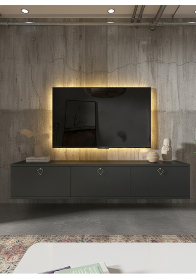 Resital Tv Ünitesi S1836-4 Antrasit Antrasit