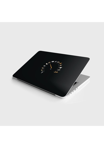 Laptop Sticker Notebook Kaplama Etiketi Funny Speedometer