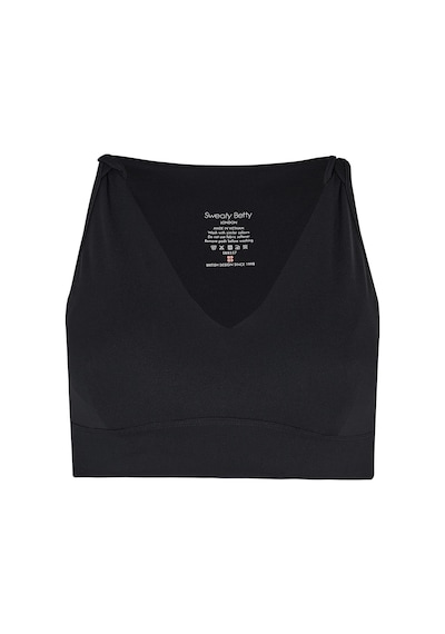 Sweaty Betty Power Contour Plunge Bra Blk Siyah