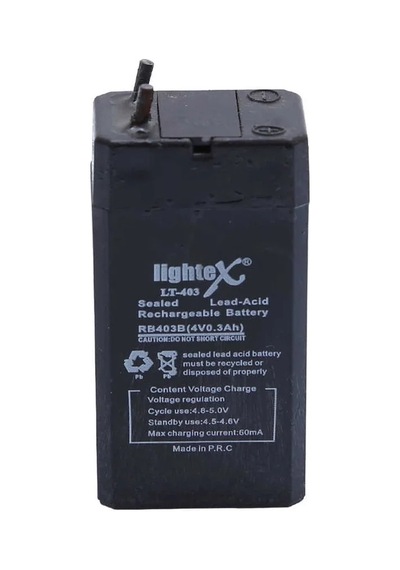 Ers Lightex Lt-403 4v 0.3ah Işıldak Fener Aküsü