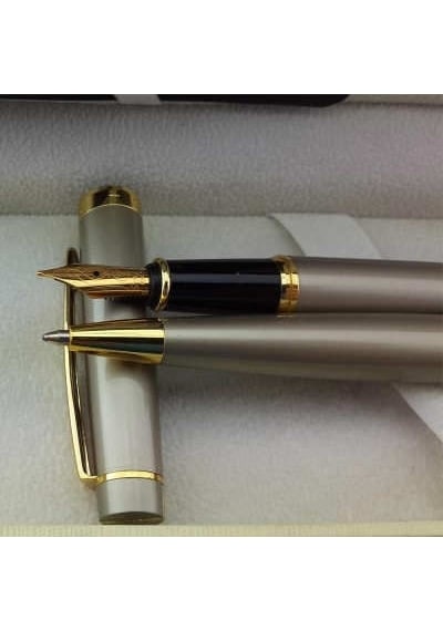Scrikss 38 Saten Gold Dolma &Tükenmez Kalem