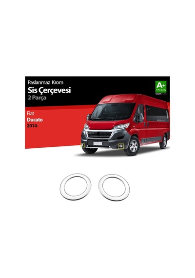 Fiat Ducato 2014 Sonrası Sis Farı Çerçevesi Krom 2 Parça P.çelik