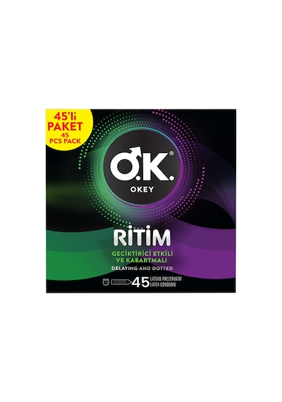 Okey Ritim Prezervatif 45'li