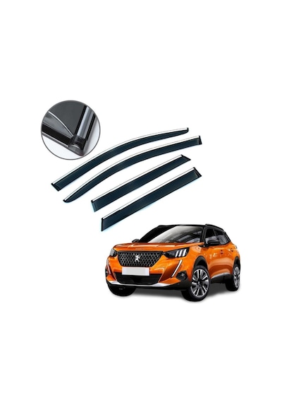 Peugeot 2008 Krom Çıtalı Cam Rüzgarlığı 2020 Sonrası