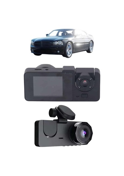 Gece Görüşlü Dvr 3 Lensli Araç İçi Sürüş Kamerası Video Kaydedici 91898413