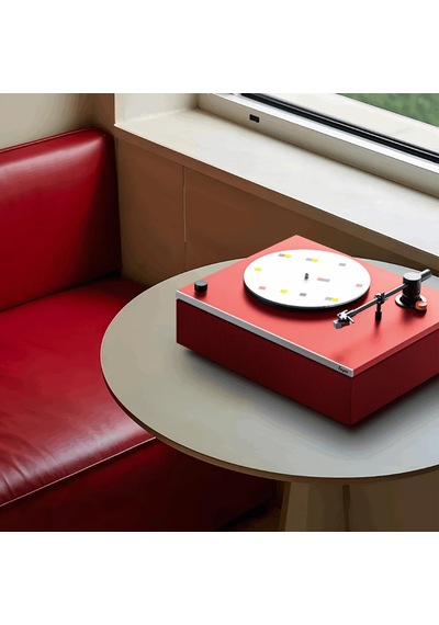 Hym s Lumi-s Kırmızı Dahili Bluetooth Hoparlörlü Retro Pikap Plakçalar