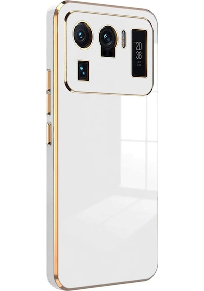 Cosmotex Newface Xiaomi Mi 11 Ultra Kılıf Volet Silikon - Beyaz