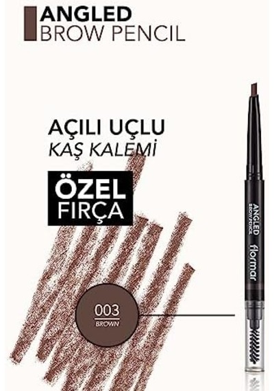Angled Brow Fırça Başlıklı & Asansörlü Ucu Açılı Kaş Kalemi 0 09165001