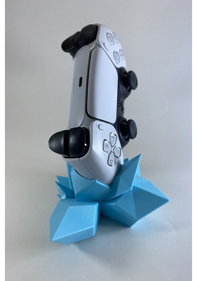 Kazanova Design Ps5 Dualsense Oyun Kolu Kristal Stand Mavi Controller Tutucu
