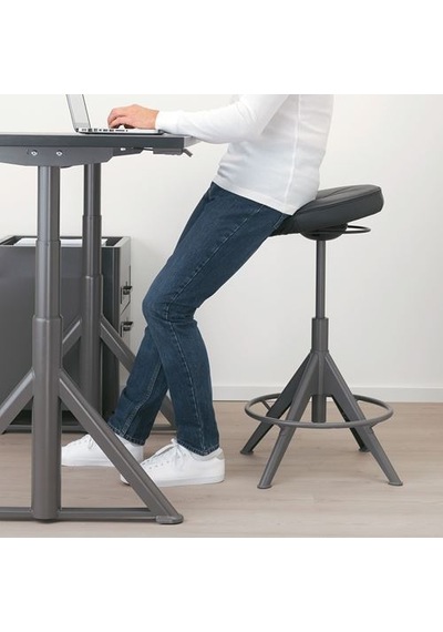 Ikea Trollberget Tabure, Glose Siyah