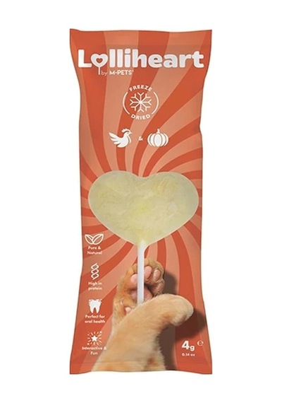 M-pets Lolliheart Tavuklu Ve Balkabaklı Kedi Ödülü 4gr