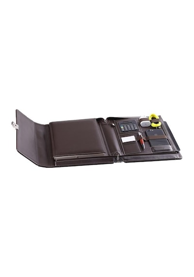 Organizer Ajanda Tarihsiz Çizgili 28x34.5 CM - Kahve Kahverengi