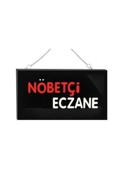 Işıklı Tak Çalıştır Hazır Tabela Nöbetçi Eczane