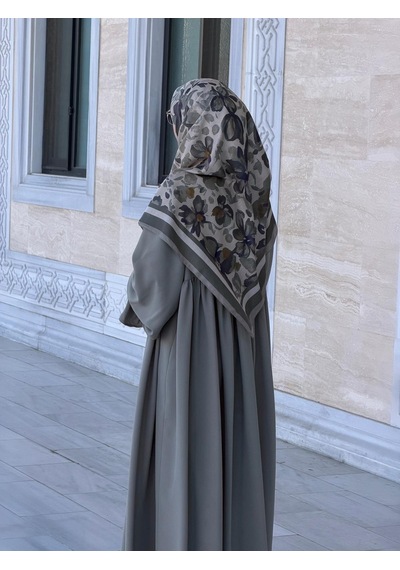 Qalortex Scarf Pamuklu Soft Nazenin Desen Eşarp-mint