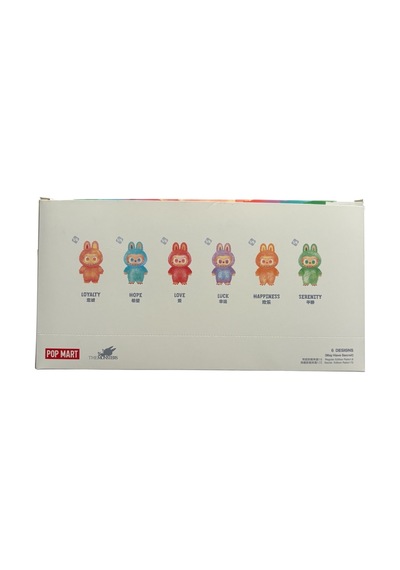 1.kalite Premium Seri 6'lı Set , Pop Mart Renkleri Keşfet Hediyeli Şeffaf Kutuda Kırmızı