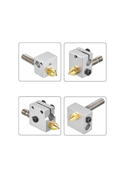 Koodmax 3d Yazıcı Printer Mk8 Extruder 1.75mm / 0.3mm Baskı Kafası Nozzle