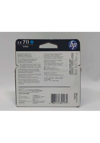 Hp 711 Cz134a Cyan 3-pack Kartuş 3x29ml