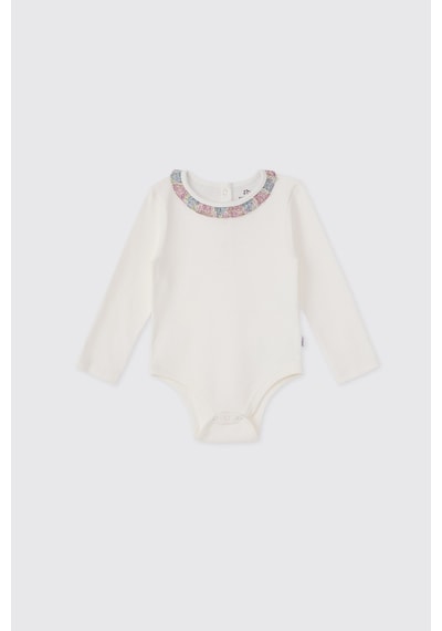 Panço Liberty Kumaş Çiçek Desenli Yenidoğan Body Krem 5621GN03006