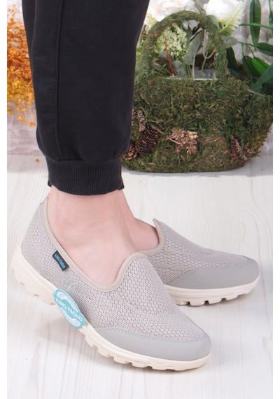 Fort King Mila Rahat Hafif Anatomic Insole Taban Kadın Ayakkabı Bej