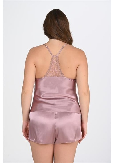 Primoda Aria's Closet Büyük Beden Vizon Şort Takımı Vizon
