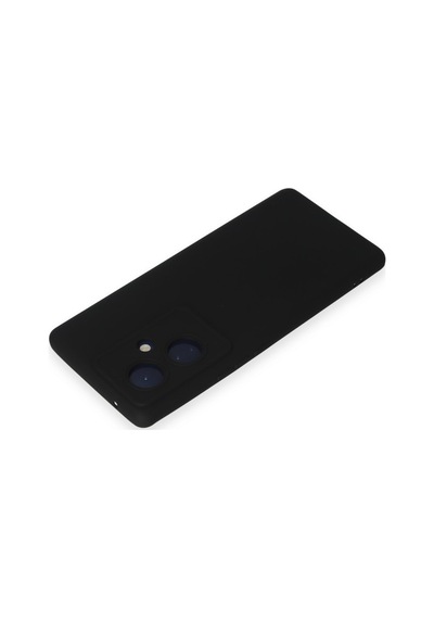 Vivo V29 Lite Uyumlu Kılıf Nano İçi Kadife Silikon - Siyah