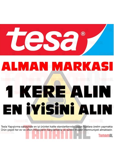 Tesa alman Markası 9 MM Çift Taraflı Köpük Sünger Bant 10 Metre