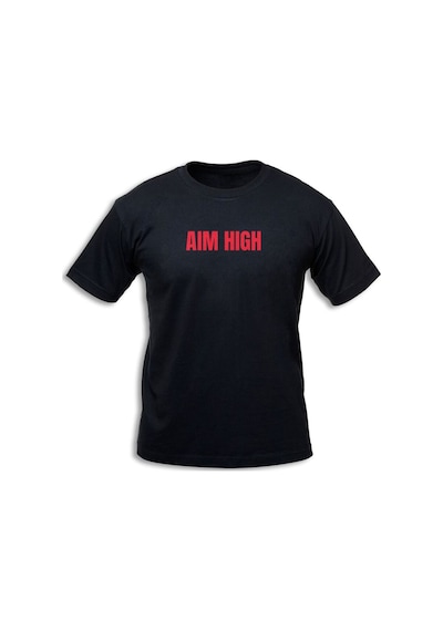 Nowup Nutrıtıon Aim High - Siyah Erkek Sporcu Tshirti Si Yah