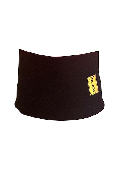 Black Black 25x120 Cm Termal Sauna Kemer Neopren Bel Korsesi