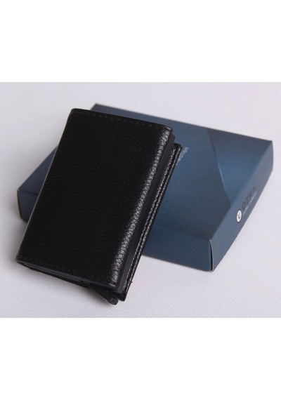 Ozka Leather Collection Kişiye Özel Yeni Trend Mıknatıslı Otomatik Mekanizmalı Cüzdan