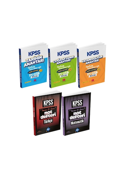 2026 Kpss Hafıza Teknikleriyle Müzik Destekli Pratik 5'li Ders Notları Seti