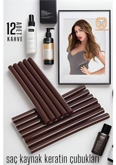 Mey İthalat Nano Keratin Kaynak Çubukları 12 Adet Kahve Absolute 720352