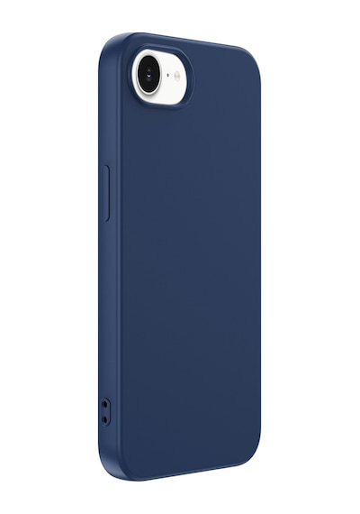 Apple iPhone Uyumlu 16e Kılıf Yumuşak Silikon Kamera Korumalı Lansman Kurtiletisim Koyu Mor