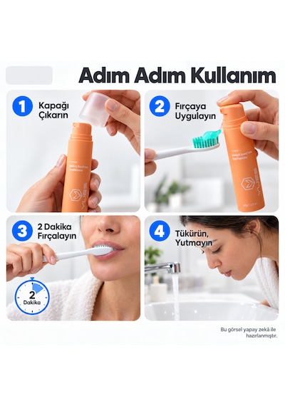 Yues Şeftalili Soğuk Çay Aromalı Florürlü Pompalı Diş Macunu 60 G Beyazlatma