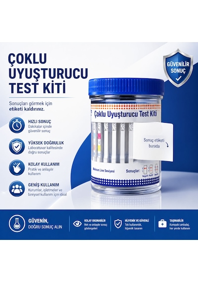 10 Parametreli İdrarda Uyuşturucu Test Kiti